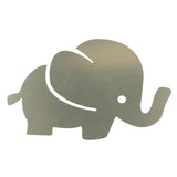 Innovative Cartoon Elephant Shape Beautiful Wall Sticker Room Mirror Wall Paper for DecorationGolden - Extra Image