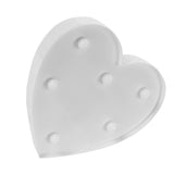 Distinctive Heart Shaped Night Light LED Decorative Lamp for Proposal Festival Party - Low Angle