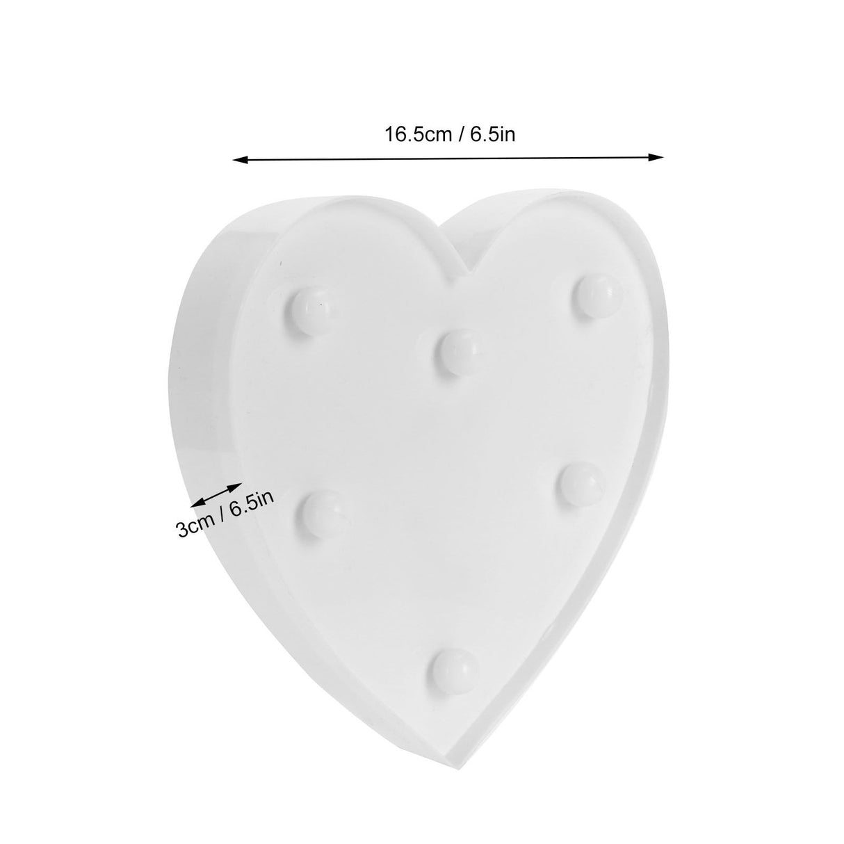 Distinctive Heart Shaped Night Light LED Decorative Lamp for Proposal Festival Party