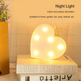 Distinctive Heart Shaped Night Light LED Decorative Lamp for Proposal Festival Party
