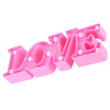LED Night Light Innovative Ambient Lighting for Marriage Proposal Confession AnniversaryPink - Low Angle