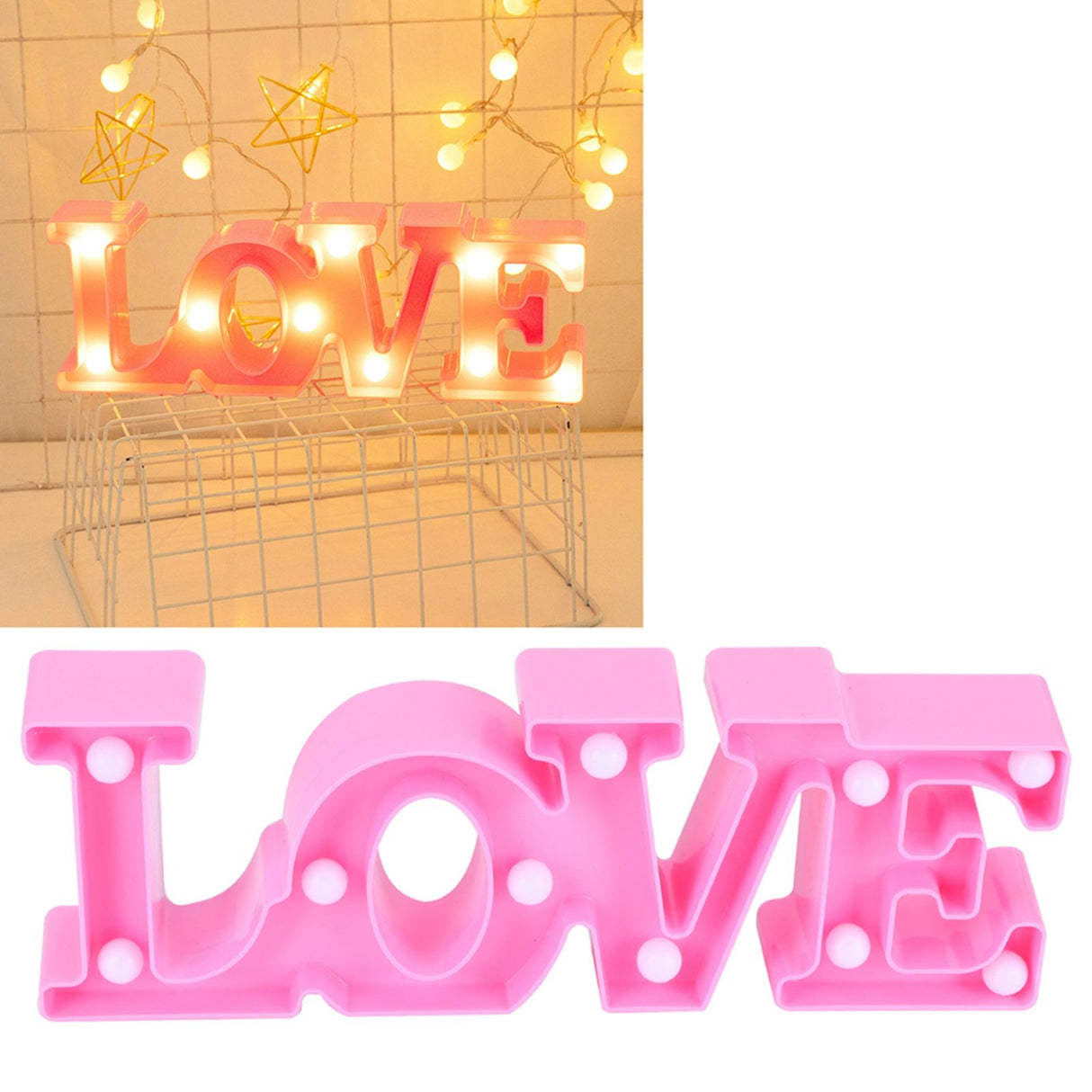 LED Night Light Innovative Ambient Lighting for Marriage Proposal Confession AnniversaryPink