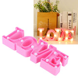 LED Night Light Innovative Ambient Lighting for Marriage Proposal Confession AnniversaryPink - Extra Image