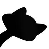 Cat Shape Mirror Wall Stickers Home Living Room Bedroom DIY Wall Art DecorationsBlack - Extra Image
