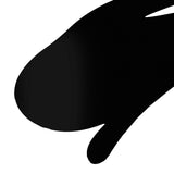Cat Shape Mirror Wall Stickers Home Living Room Bedroom DIY Wall Art DecorationsBlack