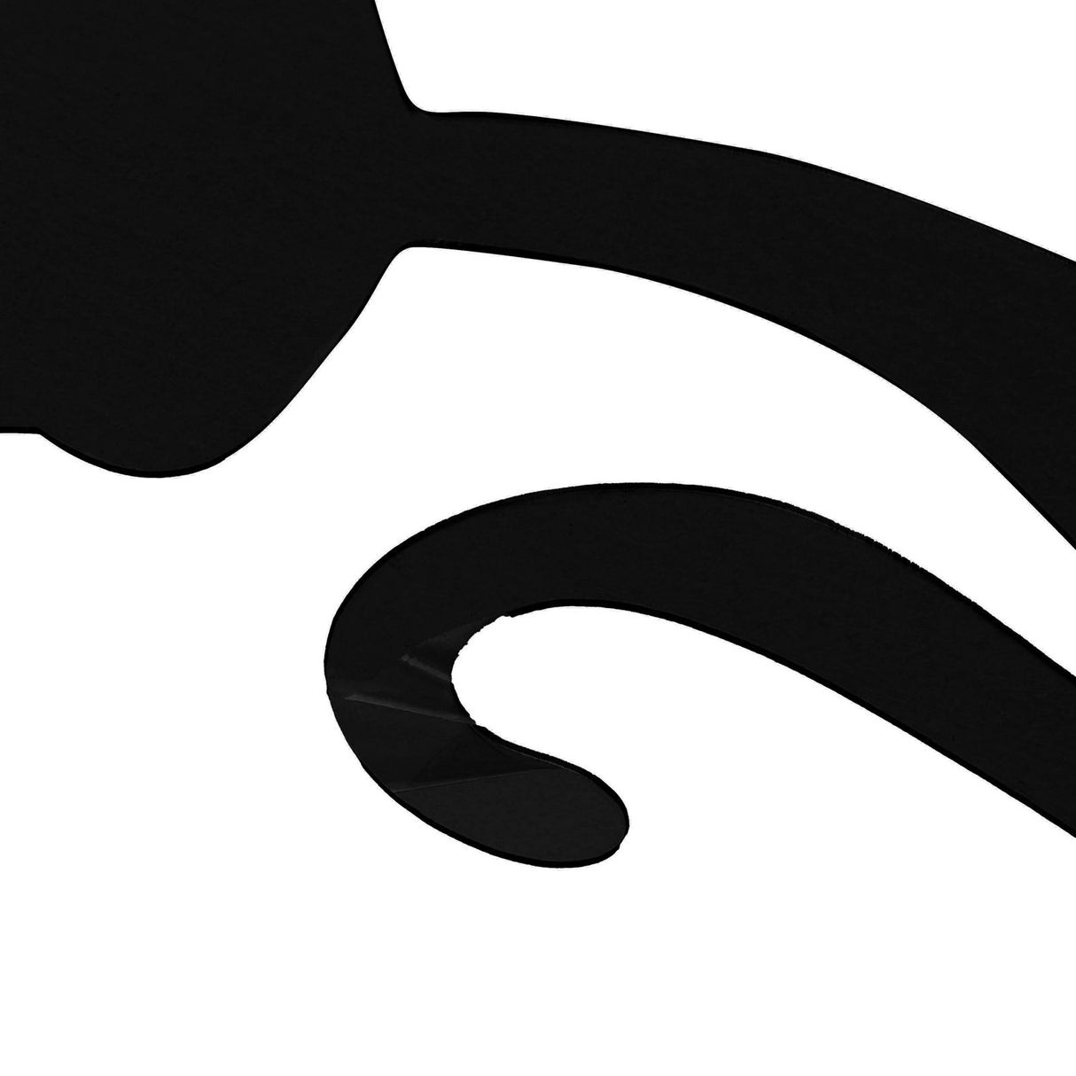 Cat Shape Mirror Wall Stickers Home Living Room Bedroom DIY Wall Art DecorationsBlack