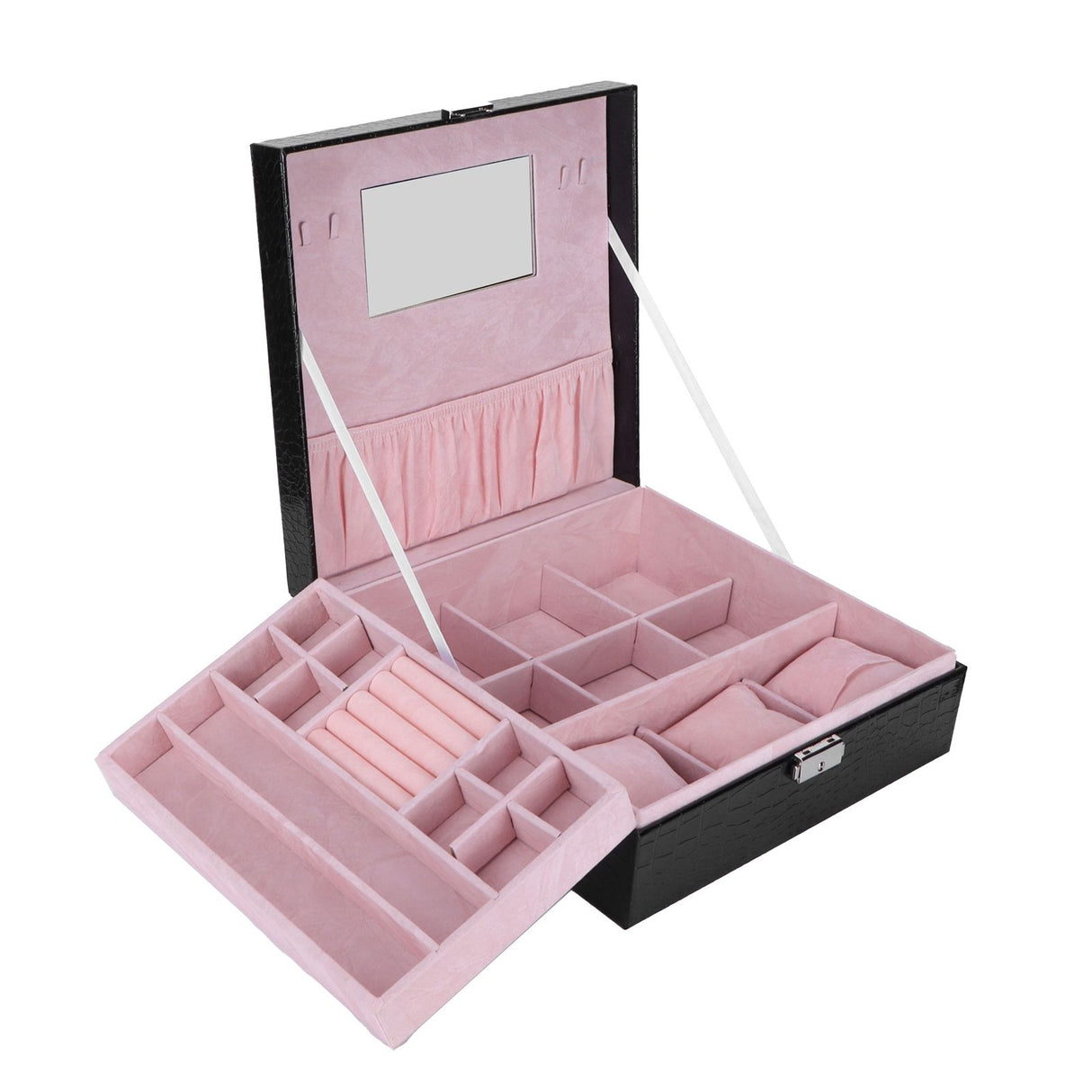 Jewelry Box Earrings Jewelry Display Case Bracelet Watch Organizer Wedding Gifts