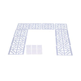 Wall Sticker DIY Mirror 3‑Dimensional Wall Decal Bedroom Sitting Room Background Decor - Low Angle