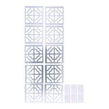 Wall Sticker DIY Mirror 3‑Dimensional Wall Decal Bedroom Sitting Room Background Decor