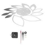 DIY Mirror Wall Clock Stickers Modern Decor for Home Living Room Background StickerSilver