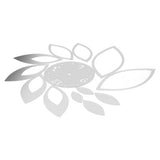 DIY Mirror Wall Clock Stickers Modern Decor for Home Living Room Background StickerSilver