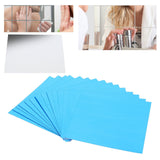 Mirror Wall Sticker DIY Square SelfAdhesive Decals for Home Bathroom Bedroom Silver - Extra Image