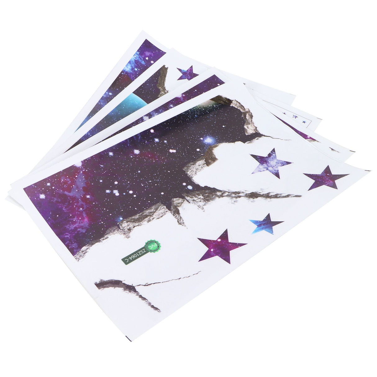 DIY Wall Sticker 3‑Dimensional Star Universe Decals Living Room Bedroom Decoration