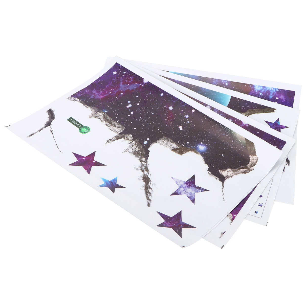 DIY Wall Sticker 3‑Dimensional Star Universe Decals Living Room Bedroom Decoration