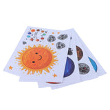 DIY Wallpaper Cosmic Star Sky Pattern Self-Adhesive Wall Sticker for Living Room Background - Top-Down View