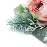 2Pcs Wedding Bridal Corsage Bridesmaid Wrist Flower for Wedding Party AnniversaryPink - Extra Image