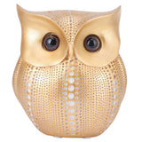 Owl Statue Figurine Nordic Resin Animal Sculpture Ornament Craft Home Desktop Decoration