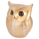 Owl Statue Figurine Nordic Resin Animal Sculpture Ornament Craft Home Desktop Decoration - 45-Degree Angle