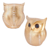 Owl Statue Figurine Nordic Resin Animal Sculpture Ornament Craft Home Desktop Decoration