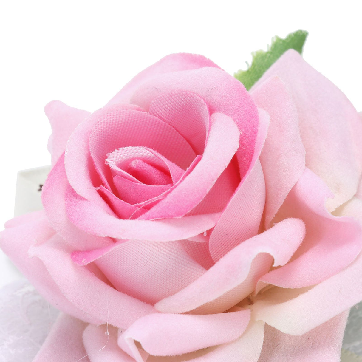 2Pcs Bridesmaid Silk Wrist Flower Bridal Corsage Wedding Ceremony Decoration SupplyPink
