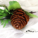 2Pcs Bridesmaid Silk Wrist Flower Bridal Corsage Wedding Ceremony Decoration SupplyWhite - Extra Image