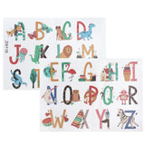 Animals Plants English Letters Pattern Wall Sticker Wall Decals for Kids Room Decor - Side View