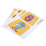 Innovative Stickers Number Jumping Grid Ground Decals for Home Nursery Kindergarten