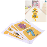 Innovative Stickers Number Jumping Grid Ground Decals for Home Nursery Kindergarten - Extra Image