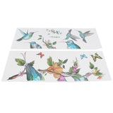Colorful Butterflies Birds Tree Branch Pattern Wall Sticker Self Adhesive Wallpaper Room Decor