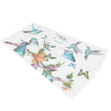 Colorful Butterflies Birds Tree Branch Pattern Wall Sticker Self Adhesive Wallpaper Room Decor