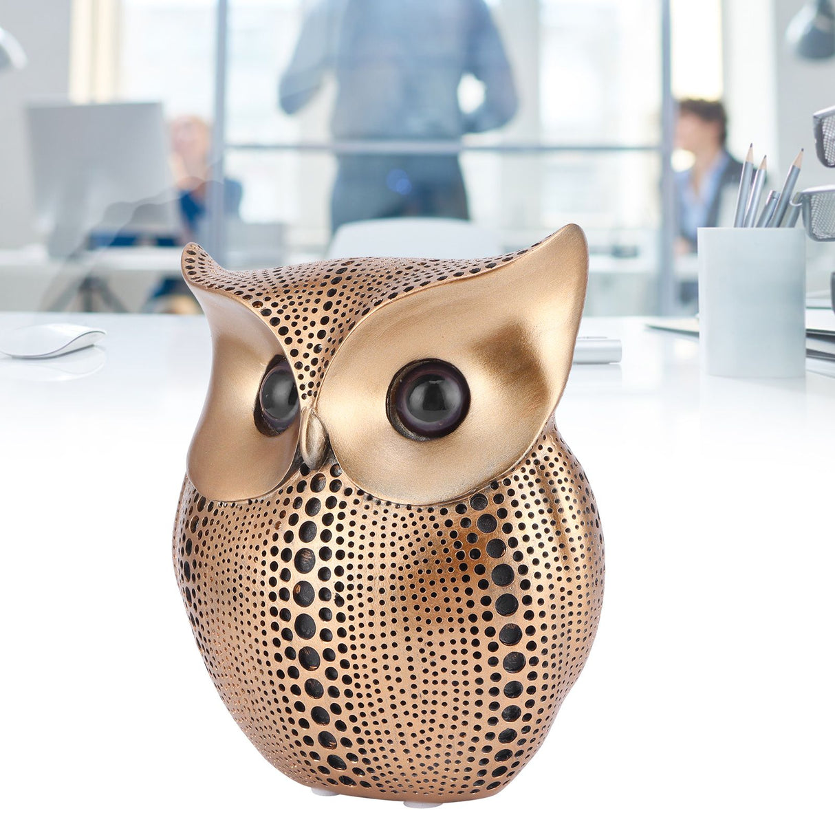 Owl Statue Figurine Ornament Innovative Resin Animal Sculpture Art Crafts Home Decoration