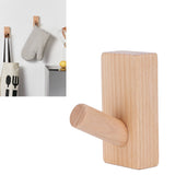 Originality Wall Hanging Hook Wooden Door Clothes Hat Hanger for Bedroom Bathroom - Extra Image