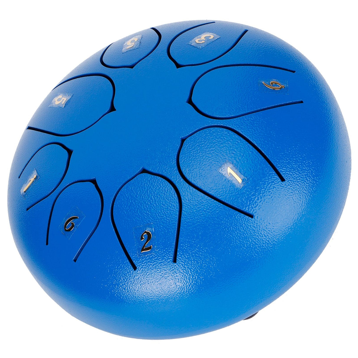 6in Tongue Drum 8‑Tones Ethereal Hand Pan Drums with Drumstick Percussion InstrumentBlue