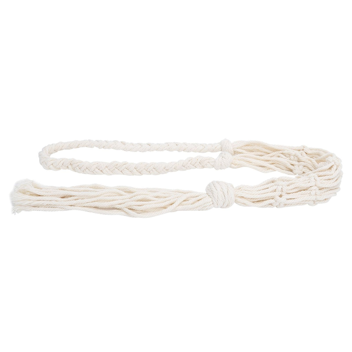 Wine Bottle Holder Bohemian Style Hand Knitting Cotton Rope Bottles Storage Hanging BagBeige
