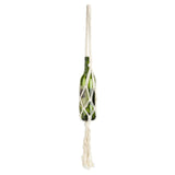 Wine Bottle Holder Bohemian Style Hand Knitting Cotton Rope Bottles Storage Hanging BagBeige