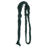 Wine Bottle Holder Bohemian Style Hand Knitting Cotton Rope Bottles Storage Hanging BagDark Green - 45-Degree Angle
