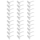 30pcs Supermarket Hook Iron Grid Shelf Hook Jewelry Display Shelf Hook 3.5mm Thickness10cm / 3.9in Long