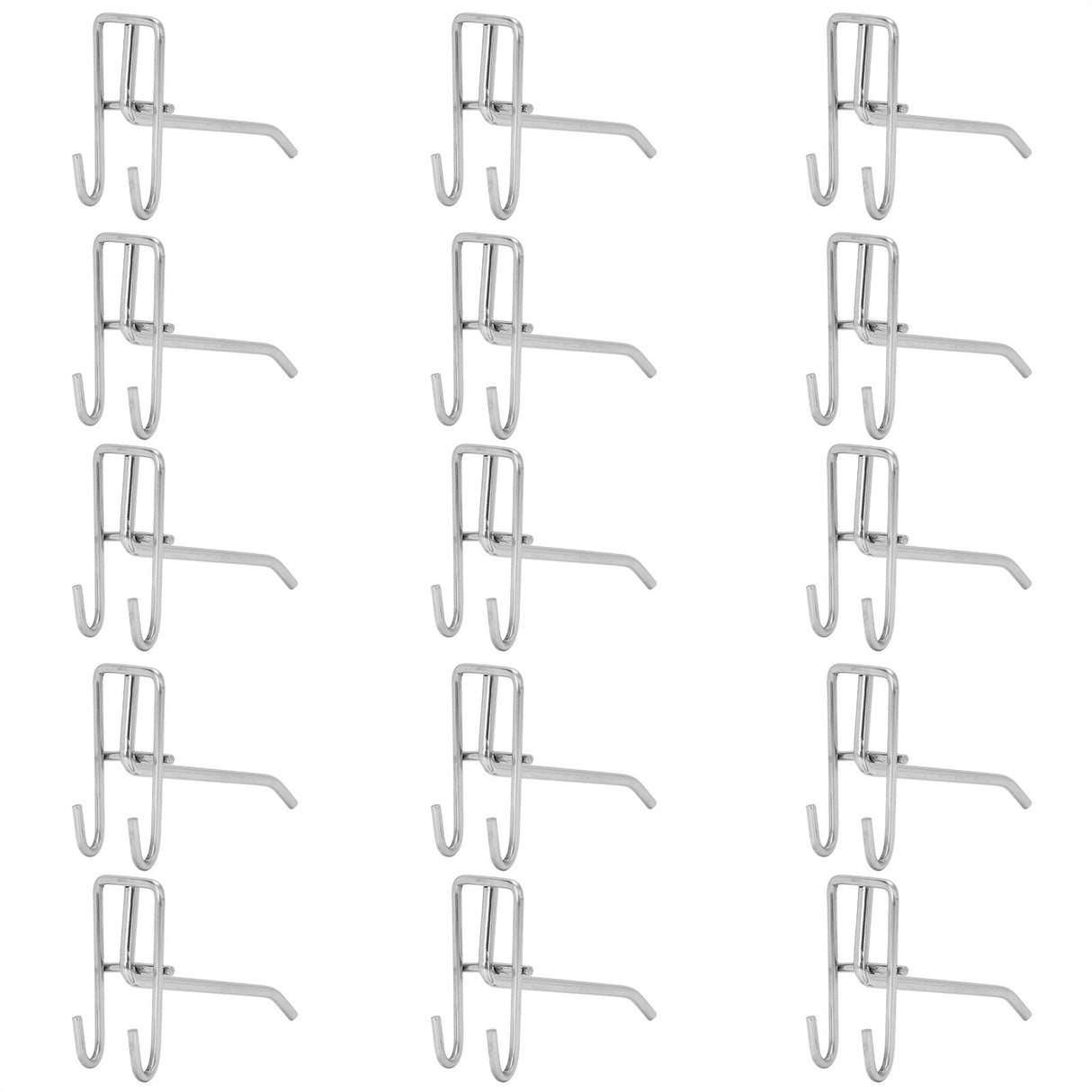 30pcs Supermarket Hook Iron Grid Shelf Hook Jewelry Display Shelf Hook 3.5mm Thickness10cm / 3.9in Long