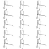 30pcs Supermarket Hook Iron Grid Shelf Hook Jewelry Display Shelf Hook 3.5mm Thickness10cm / 3.9in Long