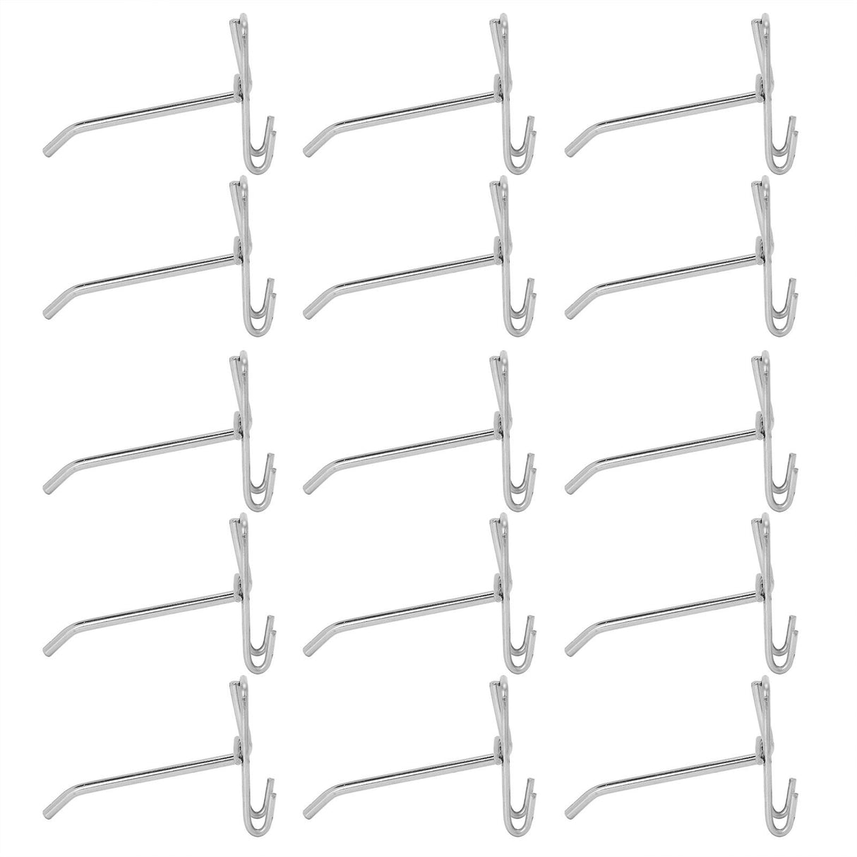 30pcs Supermarket Hook Iron Grid Shelf Hook Jewelry Display Shelf Hook 3.5mm Thickness10cm / 3.9in Long