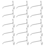 30pcs Supermarket Hook Iron Grid Shelf Hook Jewelry Display Shelf Hook 3.5mm Thickness10cm / 3.9in Long