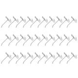 30pcs Supermarket Hook Iron Grid Shelf Hook Jewelry Display Shelf Hook 3.5mm Thickness10cm / 3.9in Long