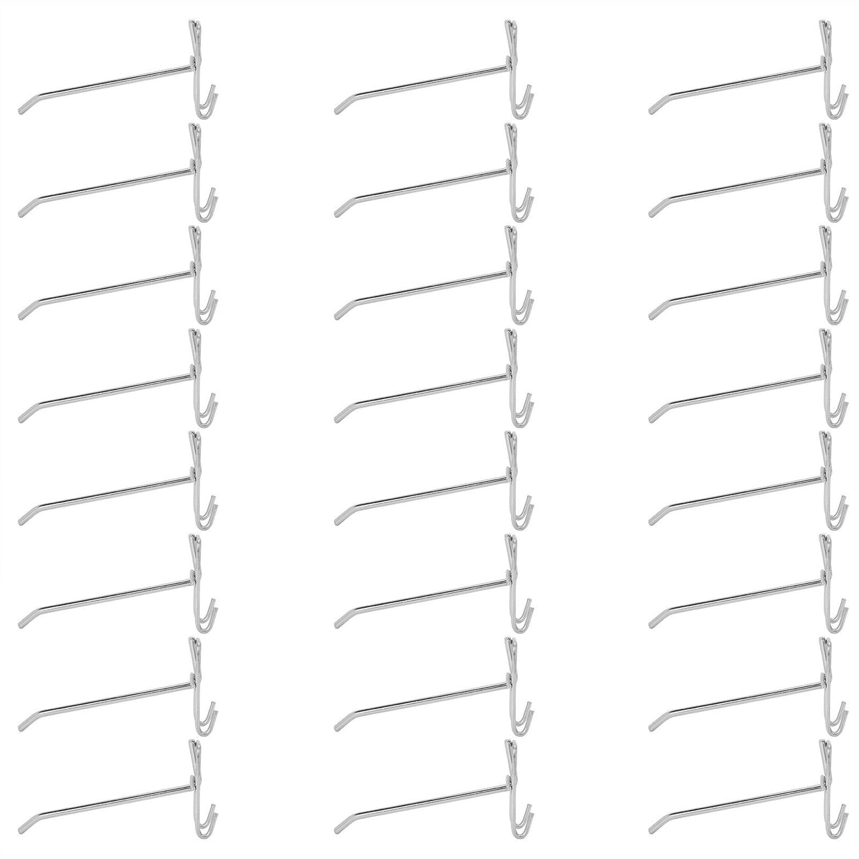 30pcs Supermarket Hook Iron Grid Shelf Hook Jewelry Display Shelf Hook 3.5mm Thickness15cm / 5.9in Long