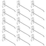 30pcs Supermarket Hook Iron Grid Shelf Hook Jewelry Display Shelf Hook 3.5mm Thickness15cm / 5.9in Long - Top-Down View