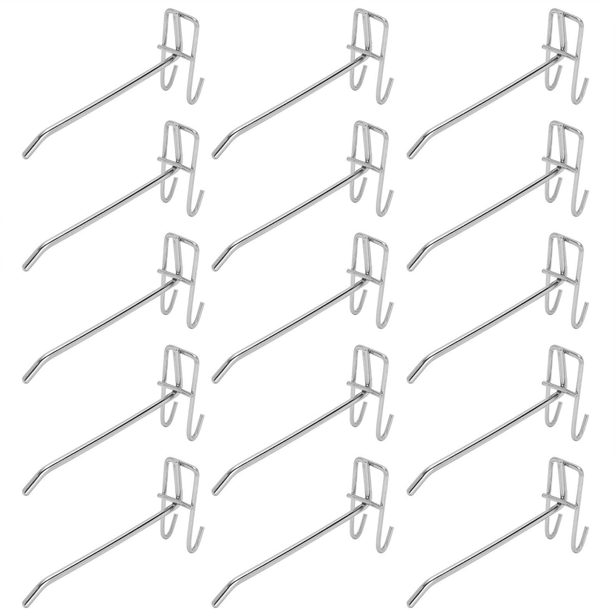 30pcs Supermarket Hook Iron Grid Shelf Hook Jewelry Display Shelf Hook 3.5mm Thickness15cm / 5.9in Long