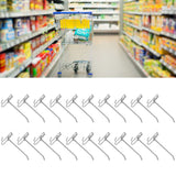 30pcs Supermarket Hook Iron Grid Shelf Hook Jewelry Display Shelf Hook 3.5mm Thickness15cm / 5.9in Long