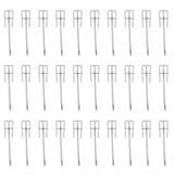 30pcs Supermarket Hook Iron Grid Shelf Hook Jewelry Display Shelf Hook 3.5mm Thickness20cm / 7.9in Long - Side View