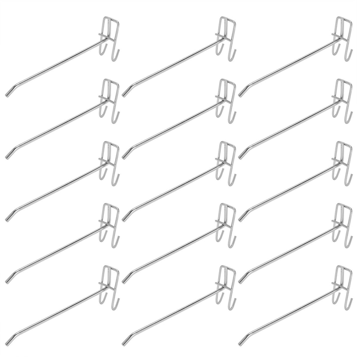 30pcs Supermarket Hook Iron Grid Shelf Hook Jewelry Display Shelf Hook 3.5mm Thickness20cm / 7.9in Long