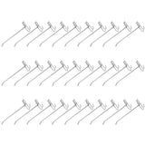 30pcs Supermarket Hook Iron Grid Shelf Hook Jewelry Display Shelf Hook 3.5mm Thickness20cm / 7.9in Long - Close-Up Angle