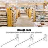 30pcs Supermarket Hook Iron Grid Shelf Hook Jewelry Display Shelf Hook 3.5mm Thickness20cm / 7.9in Long
